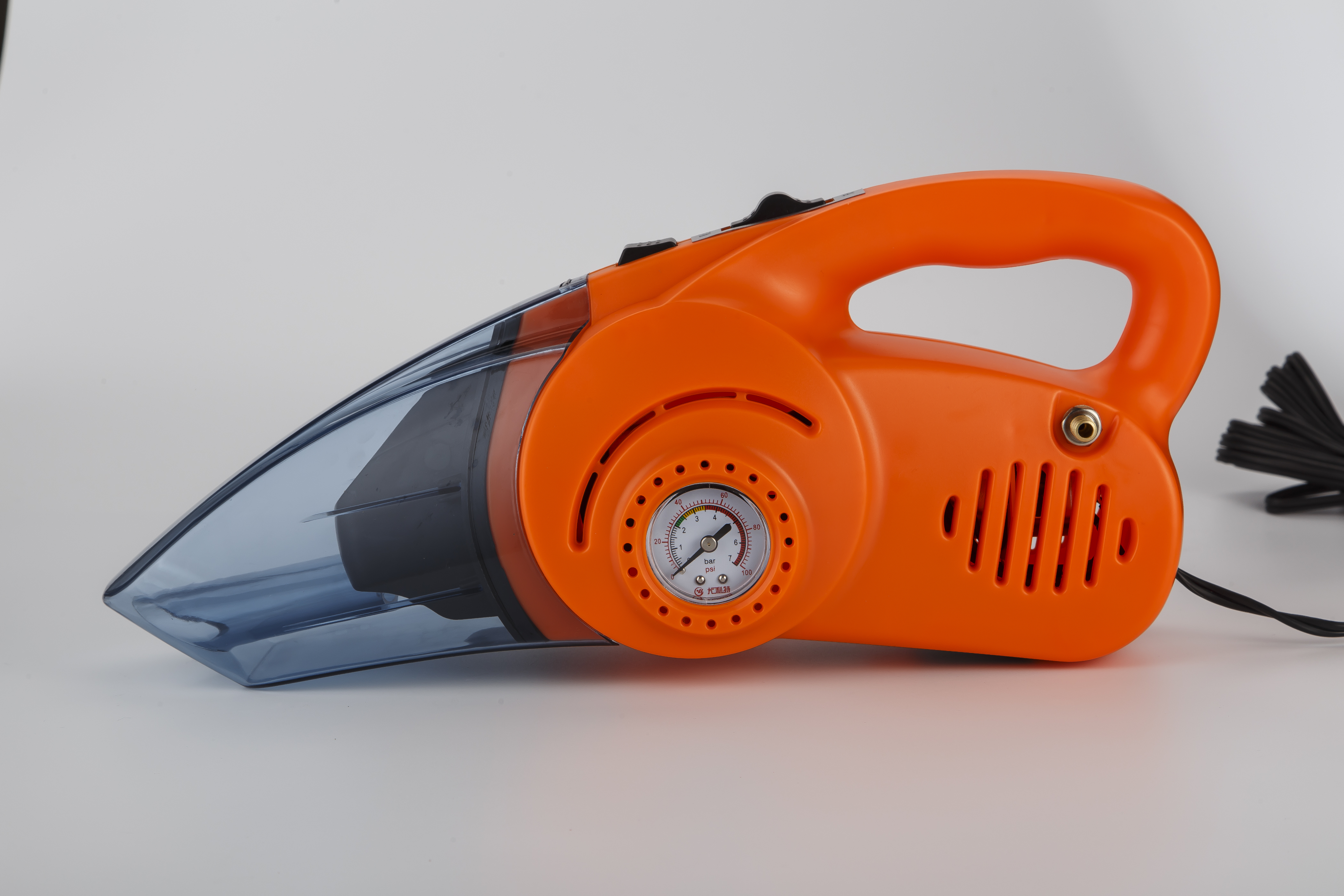 2-in-1 Portable Air Compressor Vacuum Cleaner