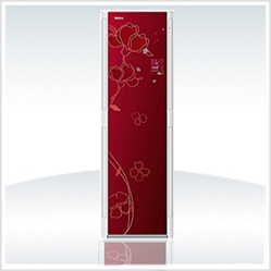 Tower Air Conditioner with Floral Design