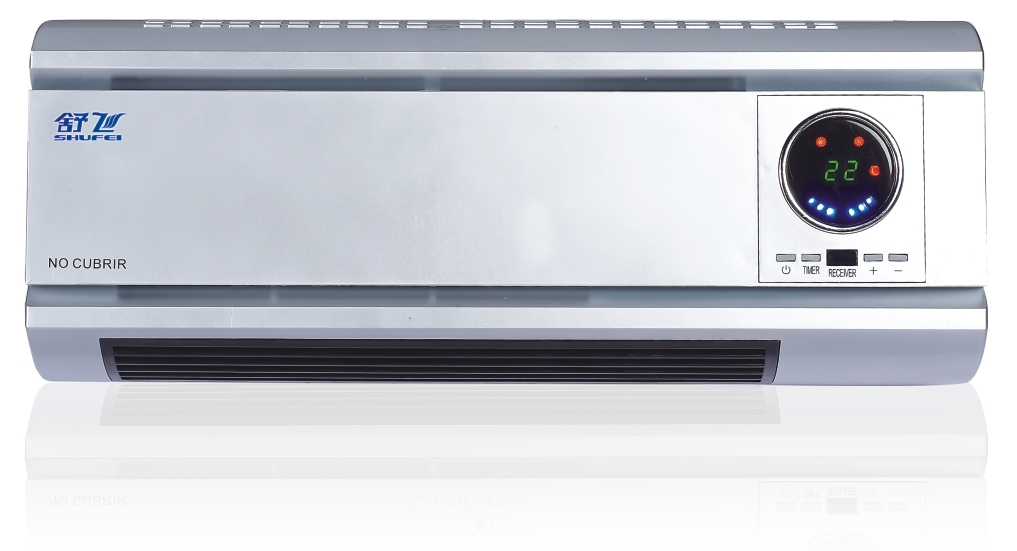 Wall Mountable Ceramic Heater with Remote Control