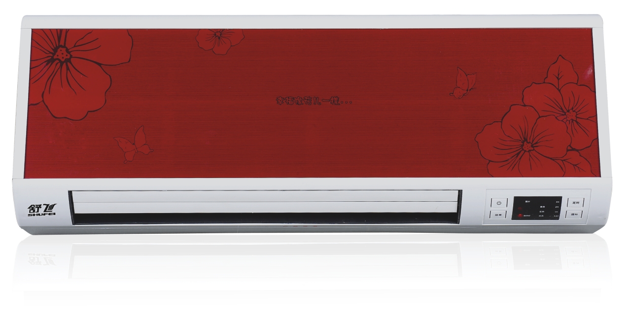 Wall-Mounted Electric Heater with Remote Control