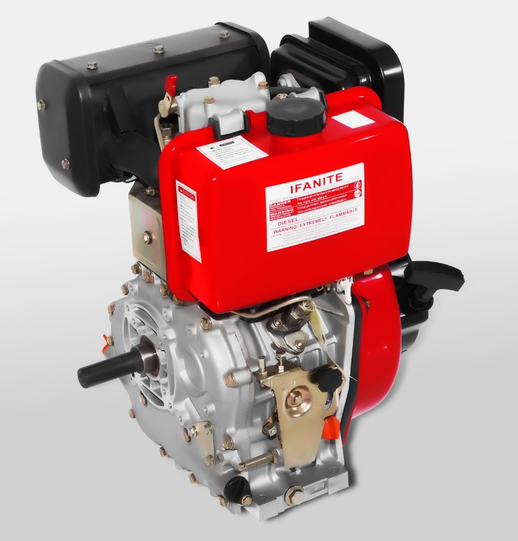 Air cooled 1 cylinder diesel motor 10HP 186FA - Image 3