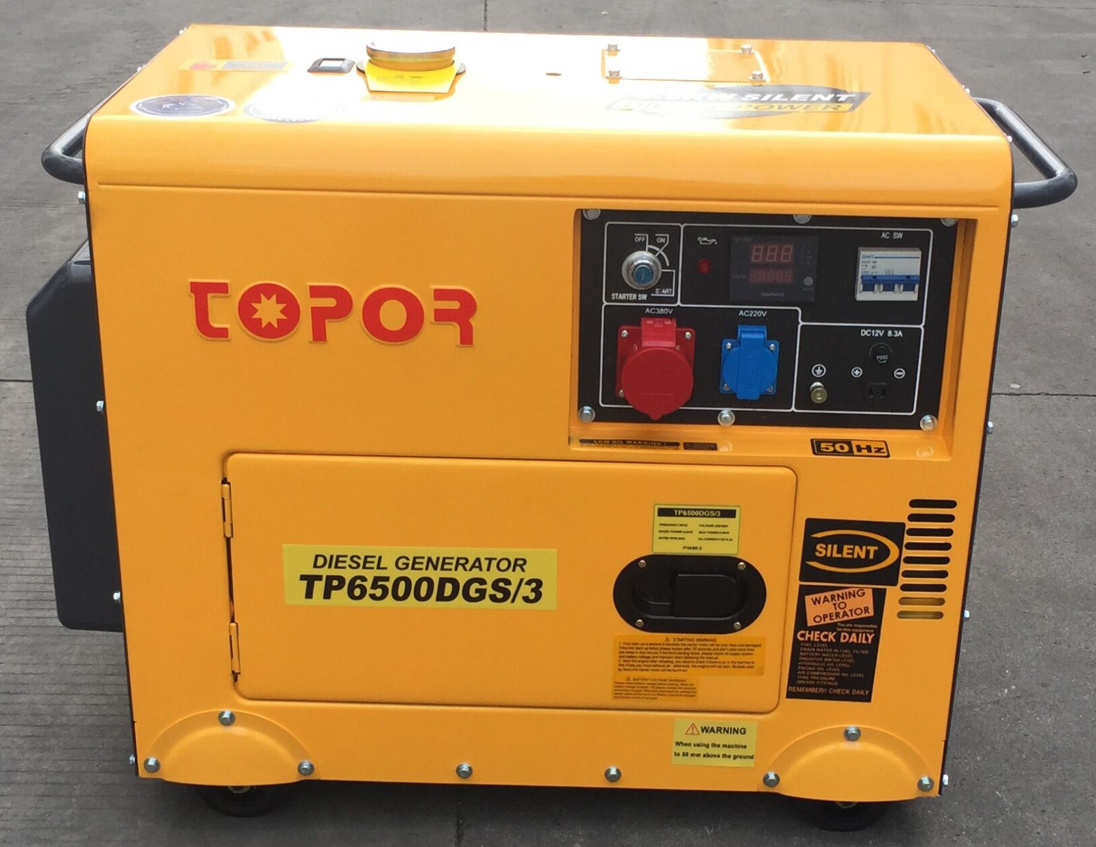 Air-Cooled Silent Diesel Generator