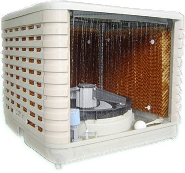 Evaporative Air Cooler with High-Efficiency Cooling Pads