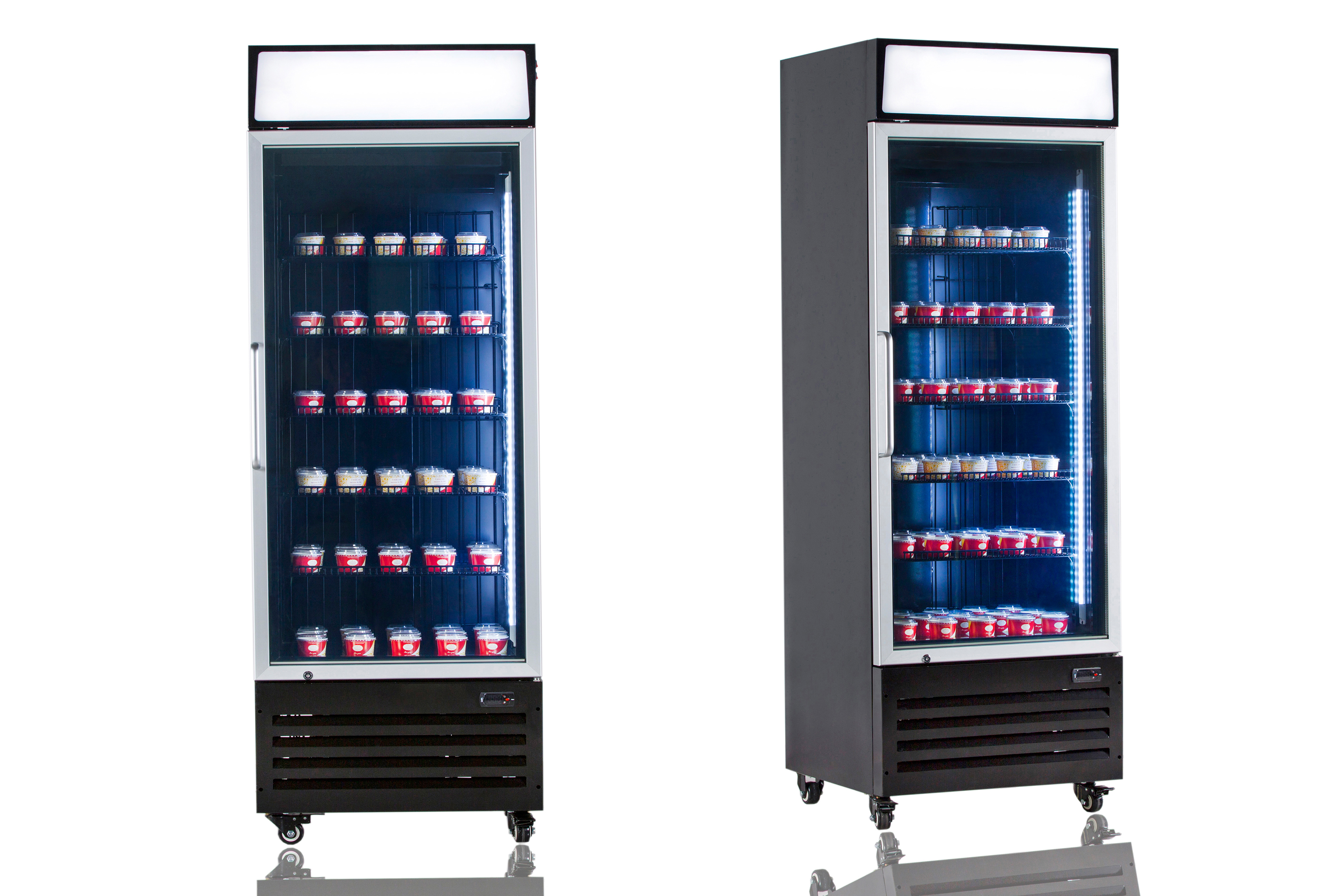 Commercial Air Cooling Freezer Showcase