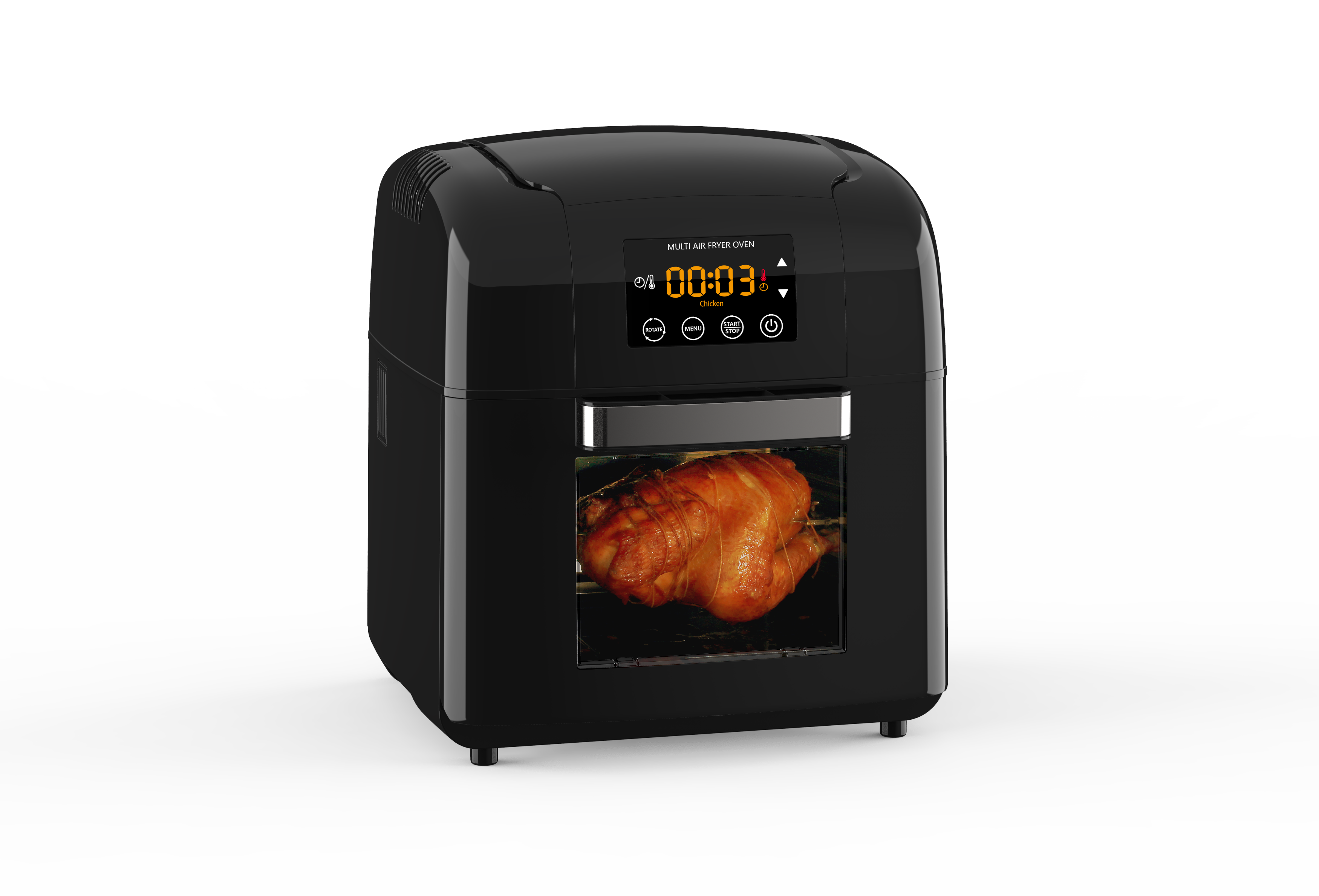 Air fryer 360° better than convection ovens hot air fryer oven,toast,bake,rotisserie,pizza - Image 2