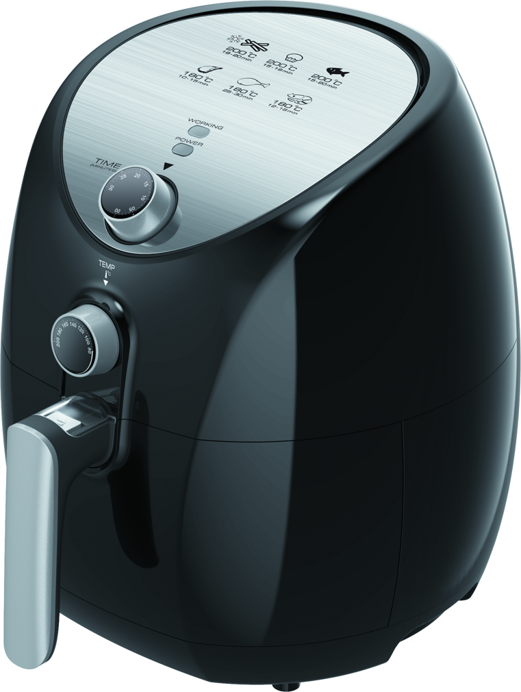 Compact Air Fryer with Adjustable Timer