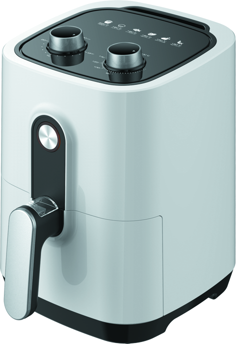 Compact Air Fryer with Adjustable Controls