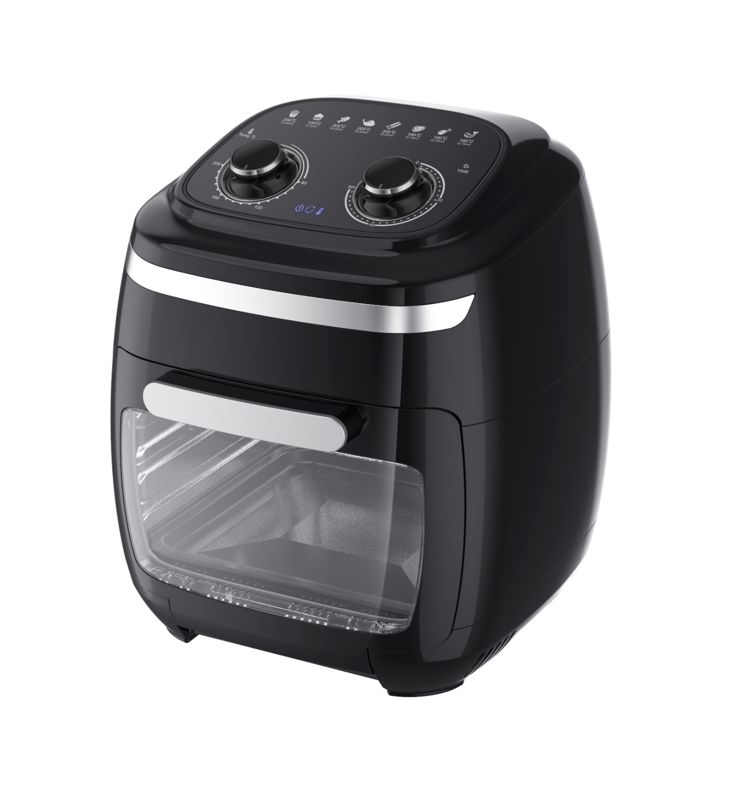 Electric Air Fryer with Timer and Temperature Control