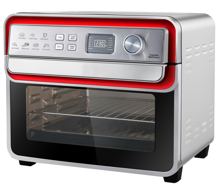 Digital control interface of the air fryer oven
