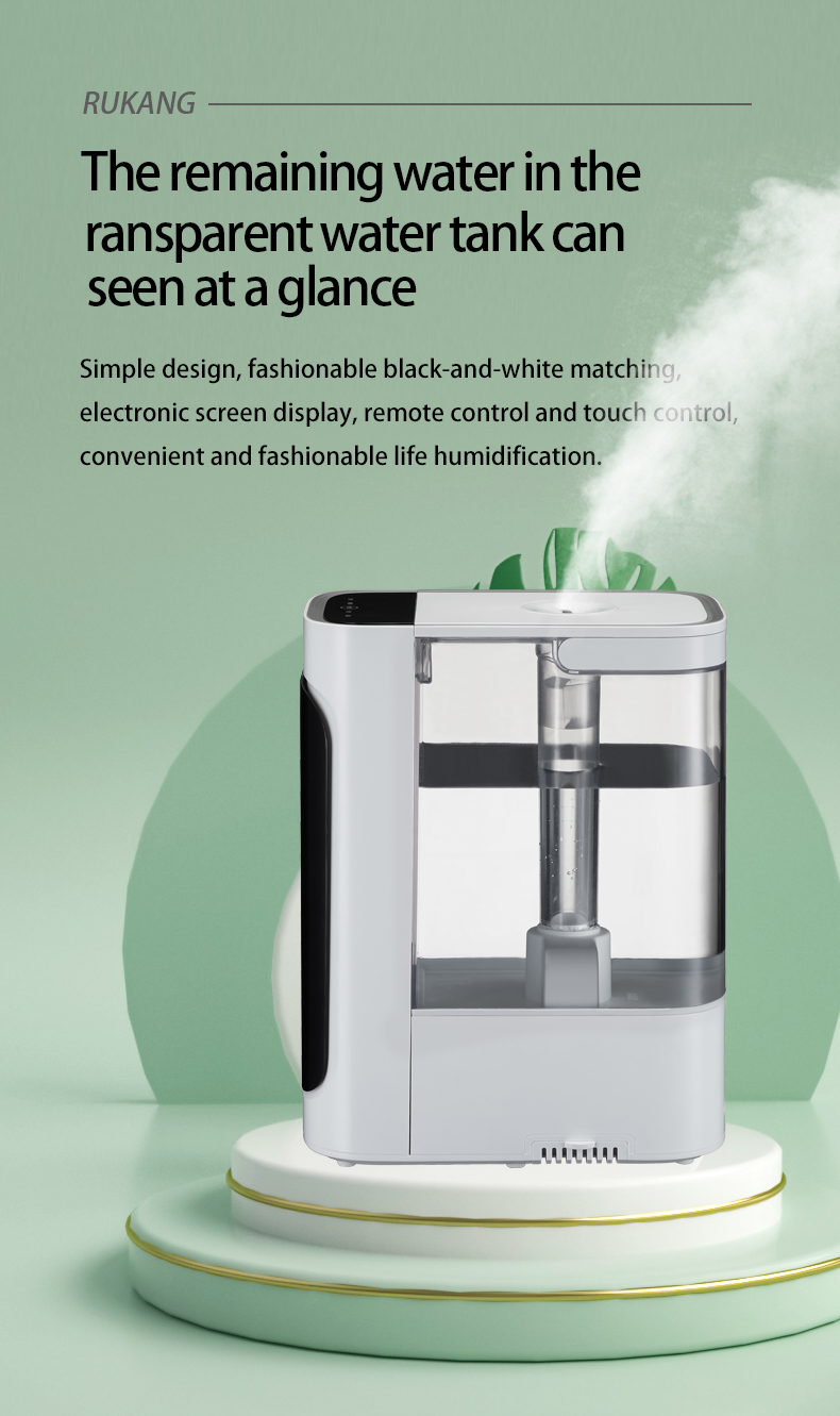 Humidifier control interface and tank