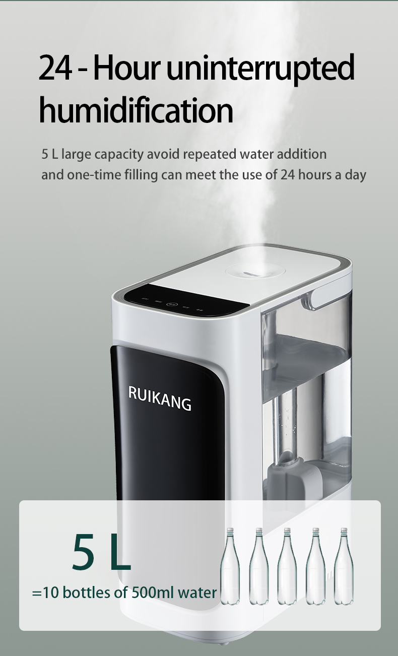 5 Liter water tank capacity