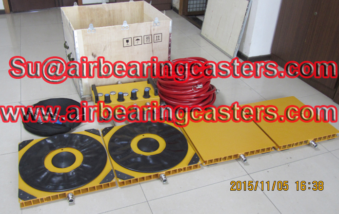 Air Moving Skates for Heavy Load Transport