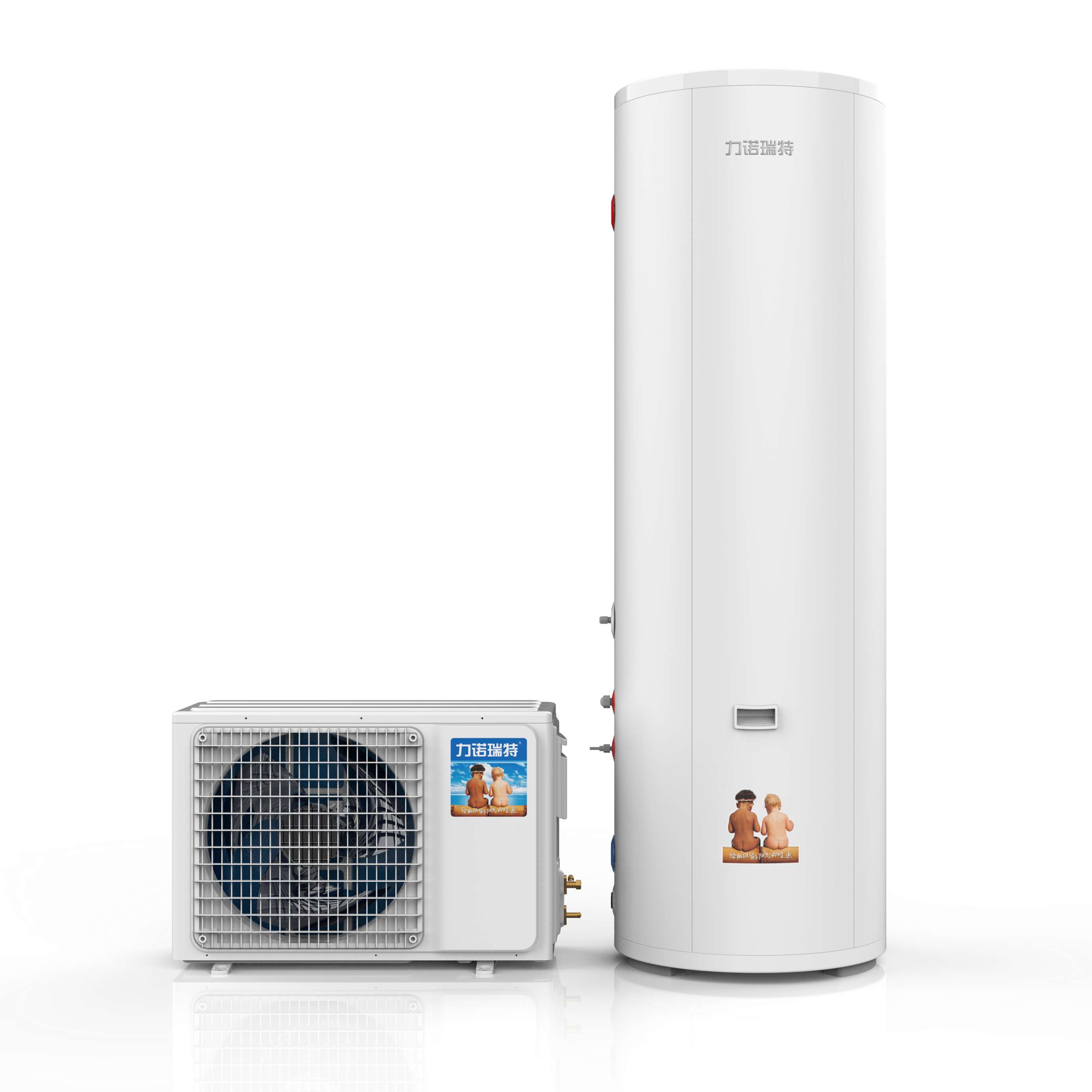 Air source heat pump water heater 1.5P inverter with 300L water tank - Image 2