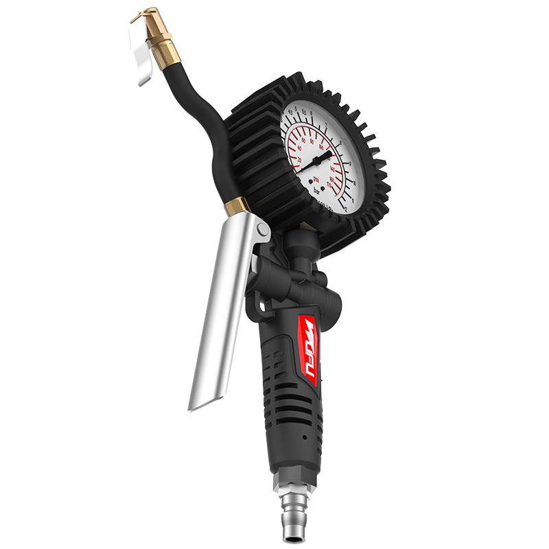 Air Tire Inflator with Pressure Gauge