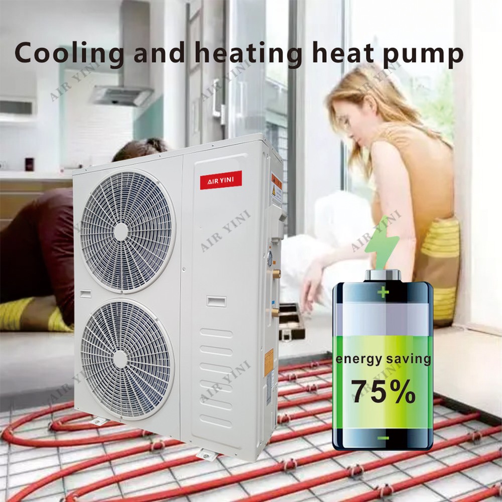 Air To Water Air Conditioner Full DC Inverter Heat Pump For House Heating & Cooling EVI - Image 2