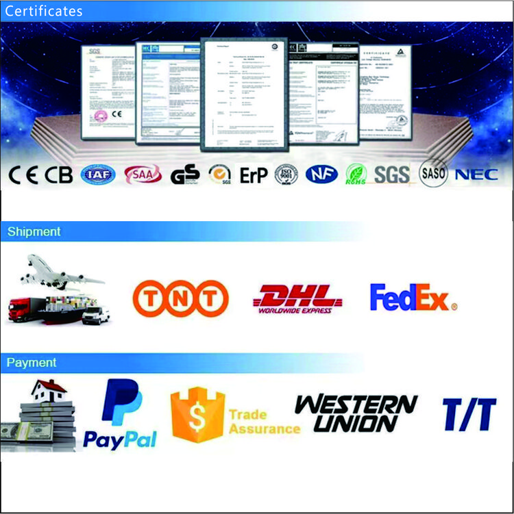 Product certifications and logistics options