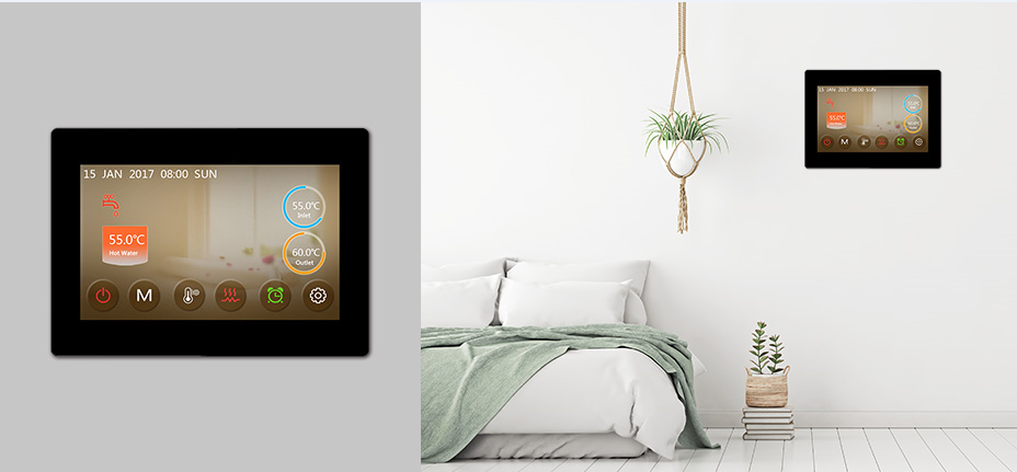 Smart colorful touch display interface