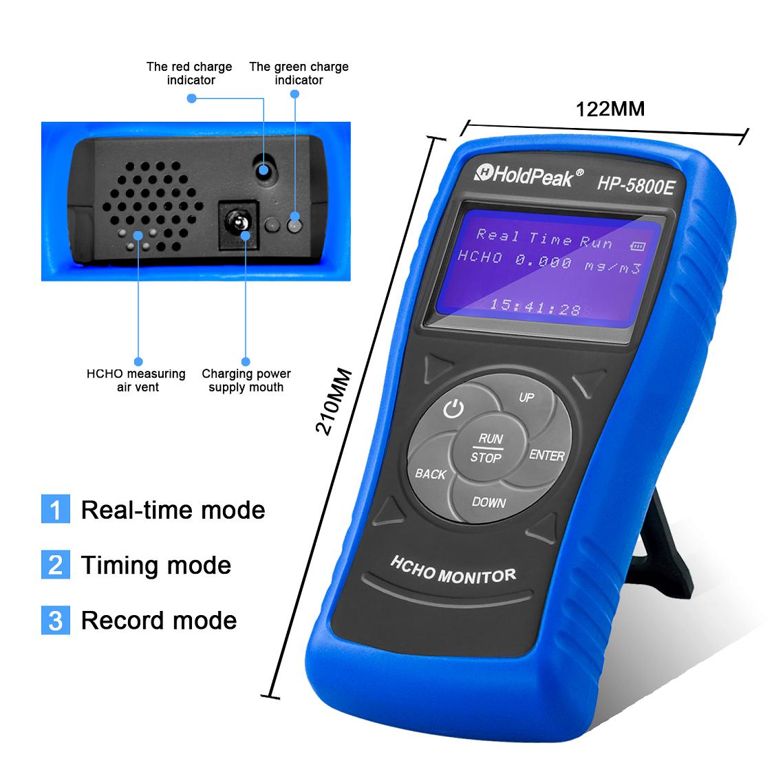 Airquality Monitor Detector with Backlight and Auto Power Off for Indoor Outdoor Environme - Image 2