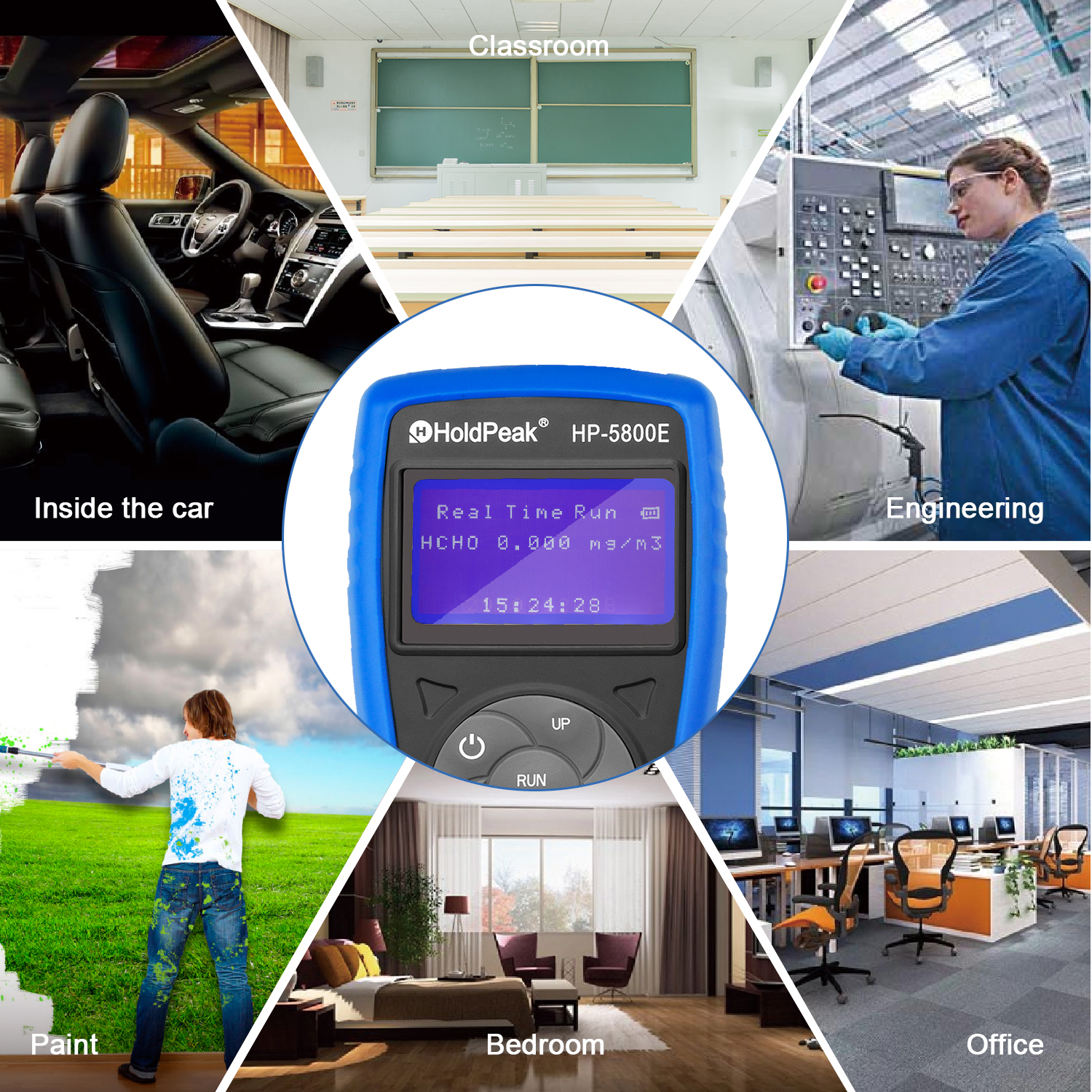 Application scenarios for the air quality monitor