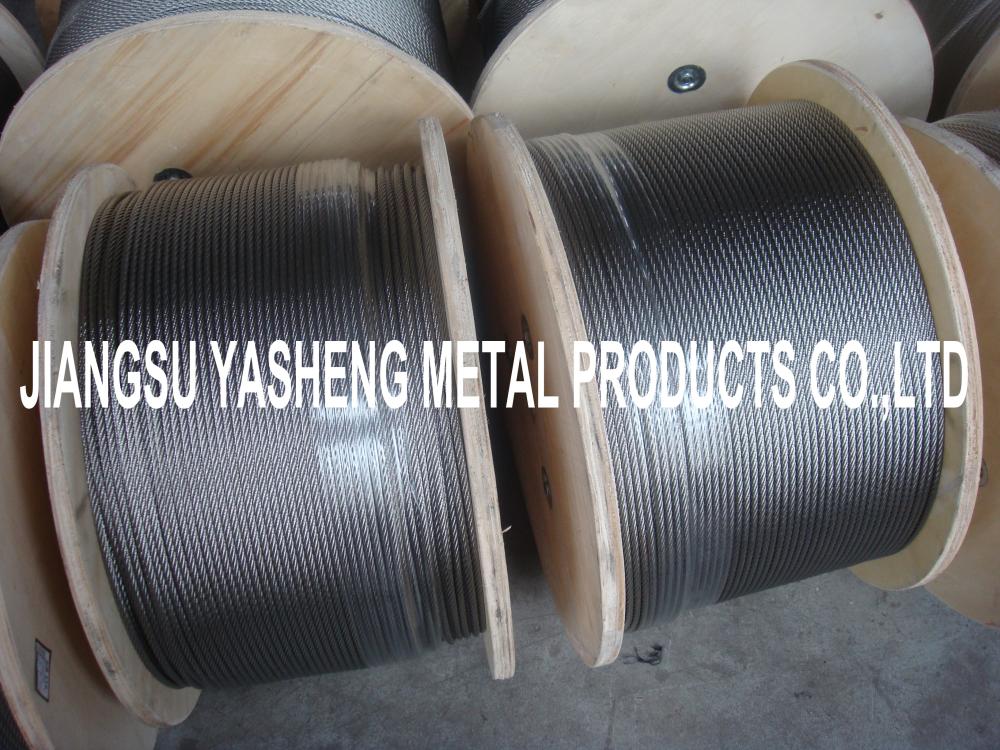 AISI 304/316 Stainless Steel Wire Rope