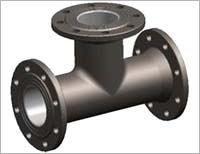 Flanged Tee Pipe Fitting