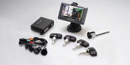 Automotive GPS Navigation and Parking Sensor System