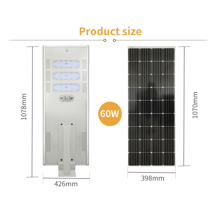 All in one integrated solar street light - Image 2