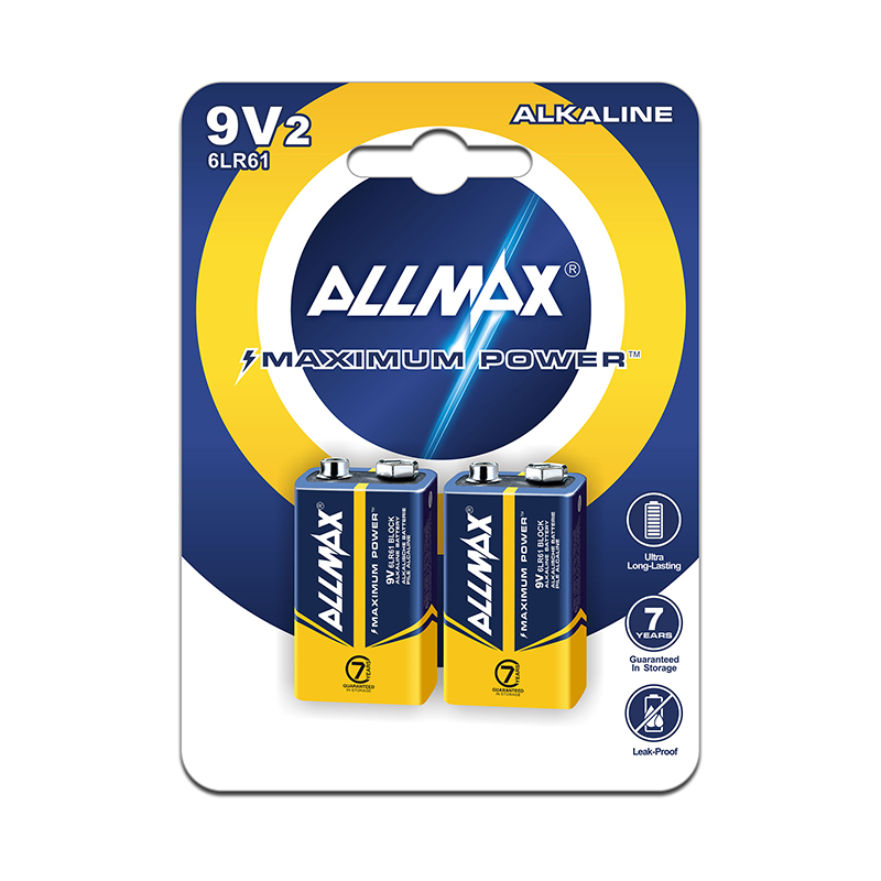 ALLMAX Alkaline Dry Battery 9V - Image 3