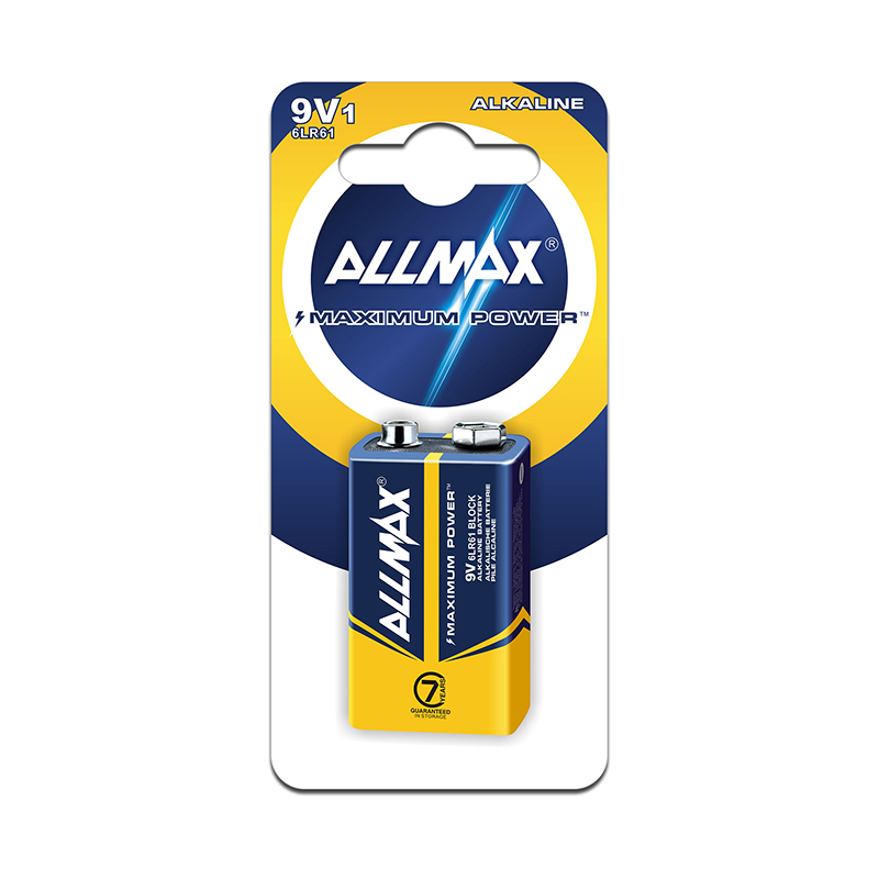 ALLMAX Alkaline Dry Battery 9V - Image 2