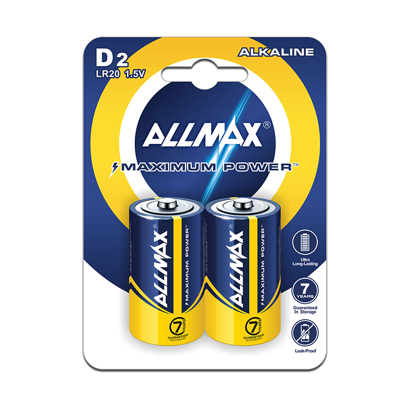 ALLMAX Alkaline Dry Battery Size D - Image 3