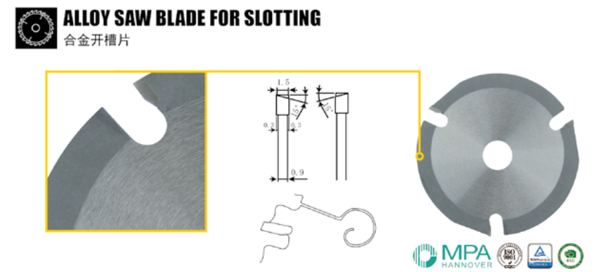 Alloy Slotting Saw Blade