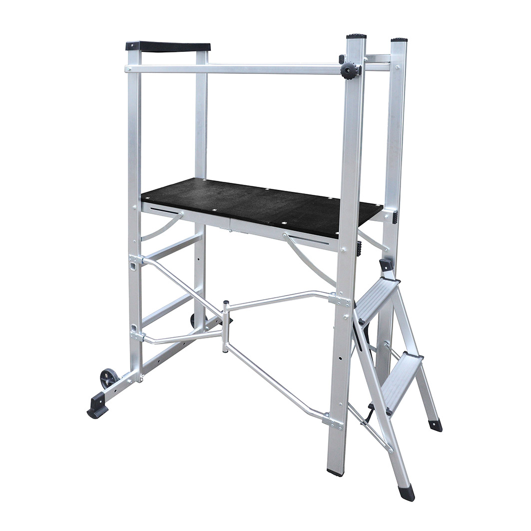 ALUMINIUM FOLDABLE SCAFFOLDING WITH STEPS - Image 2