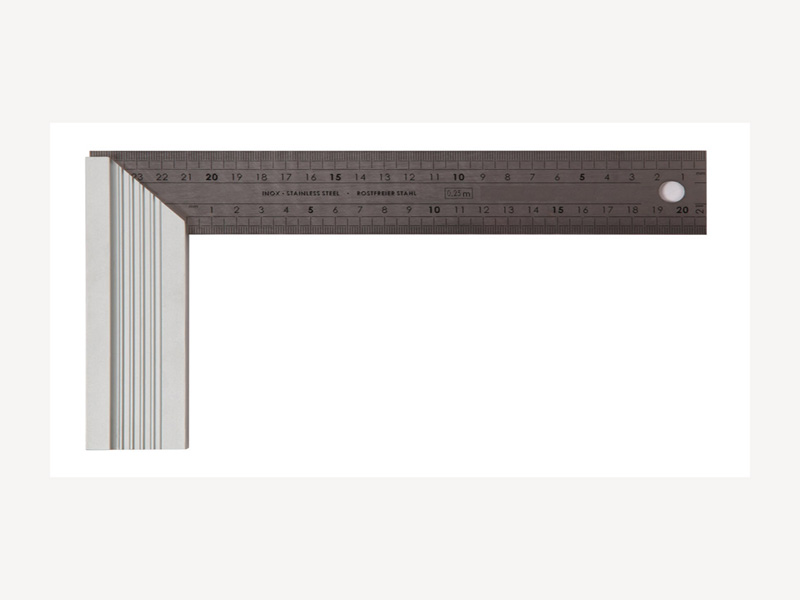 Aluminium Handle with stainless steel blade Square - Image 3