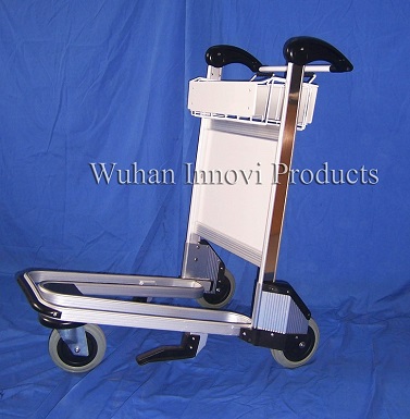 Aluminum Airport Baggage Trolley with Brake