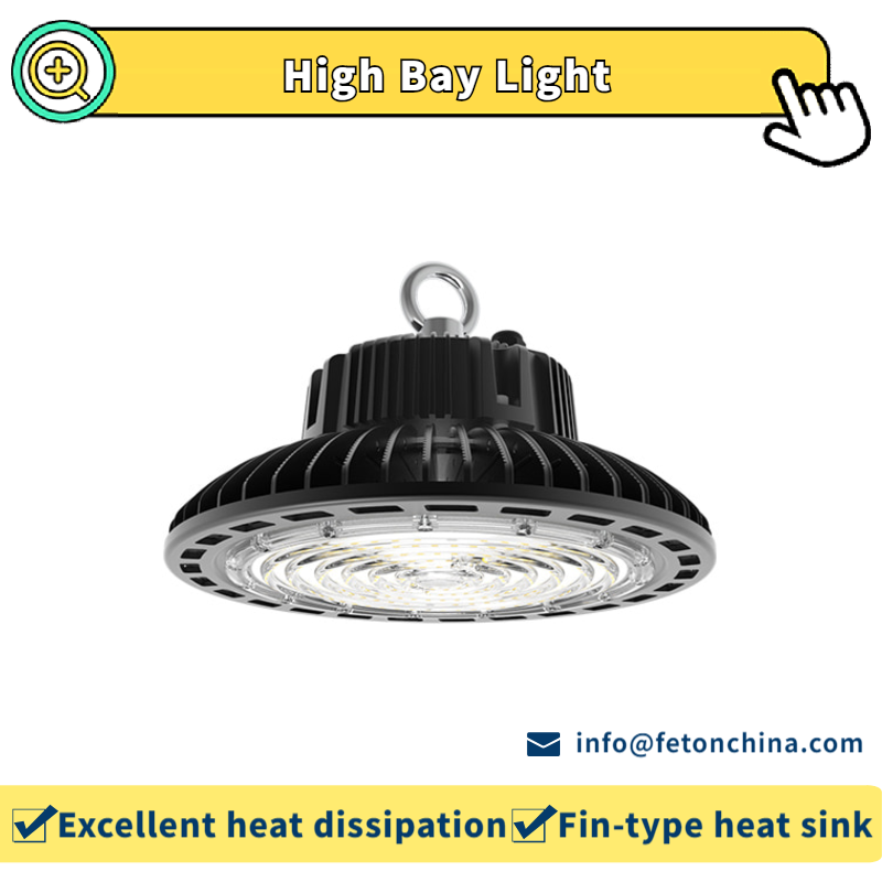 Aluminum High Power 120W 150W 200W 250W 300W UFO LED High Bay Lamp LED Industrial Light for Warehouse Lighting Factory Lighting FT Series 9902 - Image 2