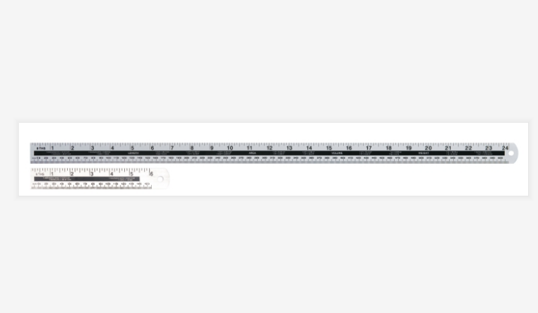 Aluminum Measurement Ruler