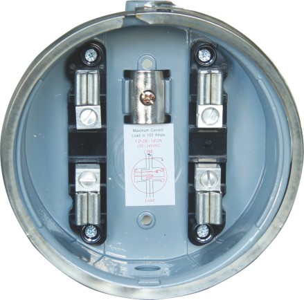 American standard 100Amp round meter base socket - Image 3