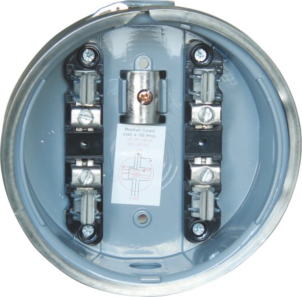 100 Amp Round Meter Base Socket