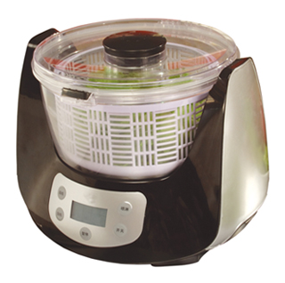 Electric Salad Spinner with Adjustable Speed