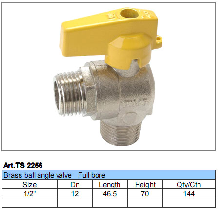 Brass Angle Valve with Full Bore