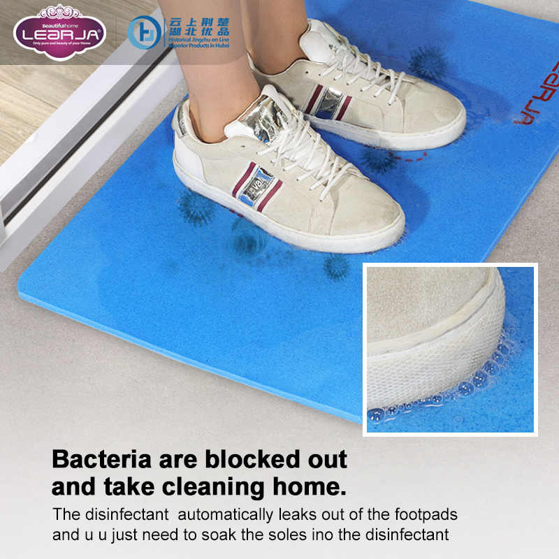 anti-bacterial door mat Enter the office Cleaning sole bacteria absorbent water large area Prevent germs from taking home. - Image 2