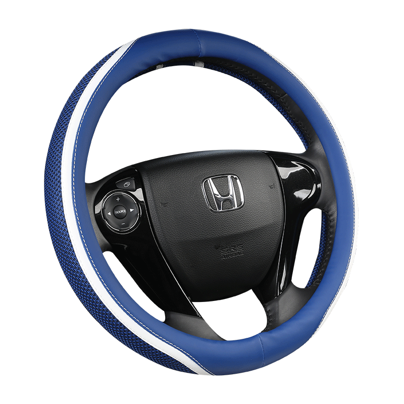 Anti-skid Weave Leather Car Steering Wheel Cover Fit For Car - Image 2