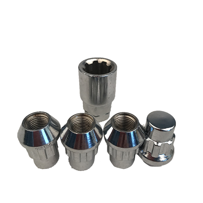 Anti-Theft Wheel Lug Nut Set with Key