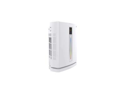 Air purifier showing filtration layers and USB power