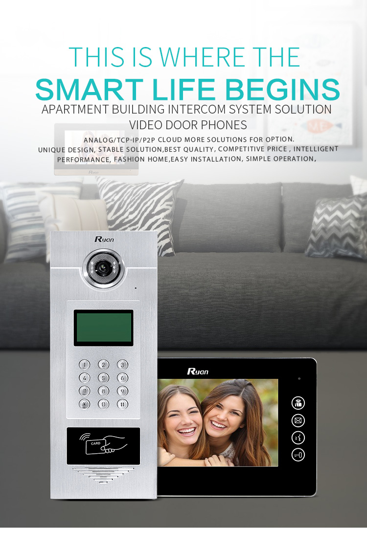 Apartment Intercom System with Video Door Phone