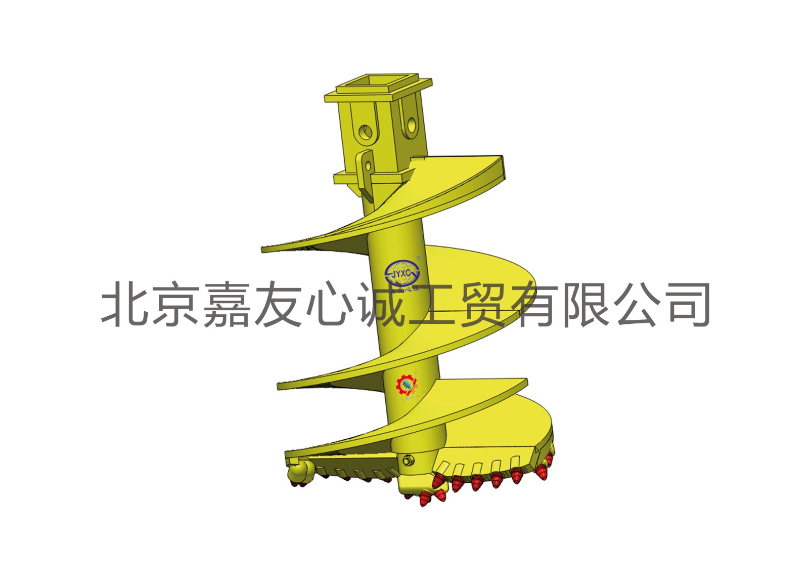 Double Start Rock Auger for Drilling