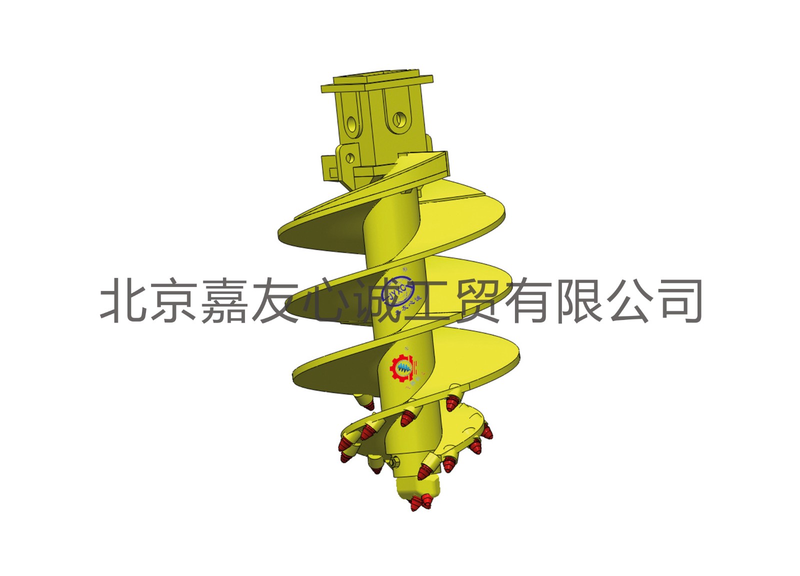 Double Cone Double Screw Rock Drill Bit