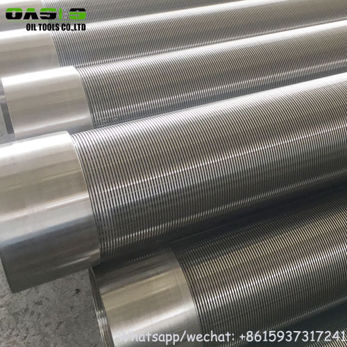 API STC Thread End Continuous Slot Johnson Wire Wrap Water Well Screens Pipe - Image 2