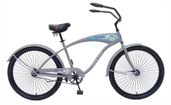 Steel Frame Beach Cruiser Bicycle