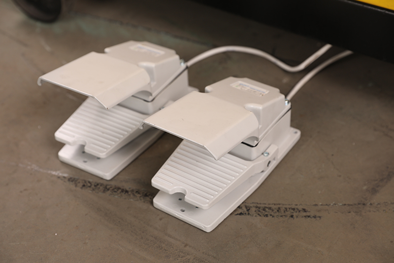 Industrial foot pedal controls